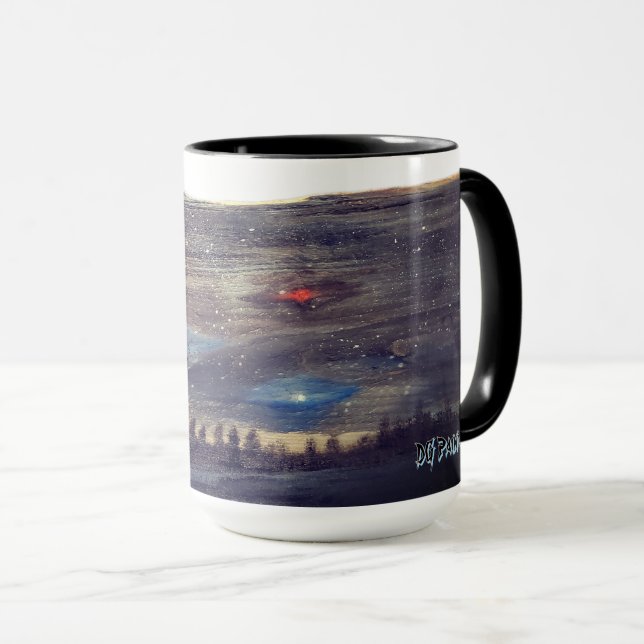 DG Paintings Cosmic Forest  Mug (Front Right)