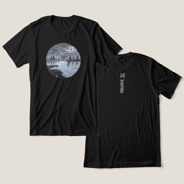 DG Paintings Moonlight Reflections Tri-Blend Shirt (Design Front & Back)