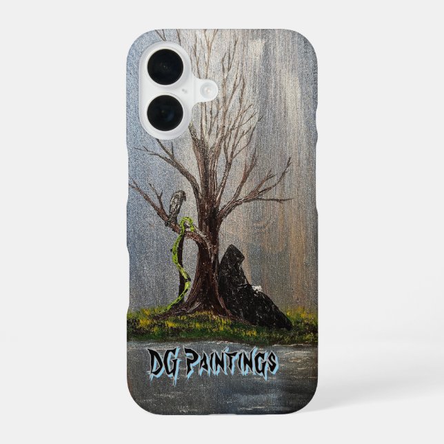 DG Paintings Resting Reaper  iPhone 16 Case (Back)
