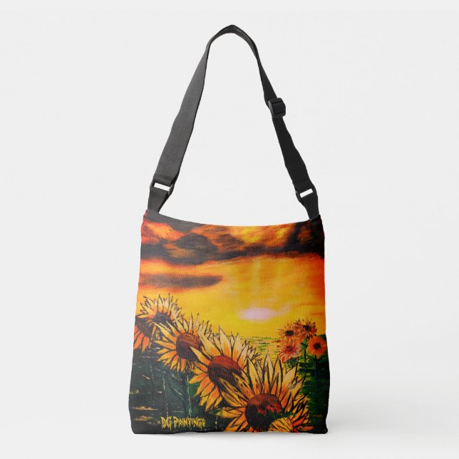 DG Paintings Sunflower Fields Tote (Front)