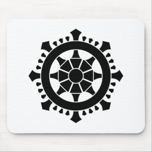 Dharma chakra mouse pad