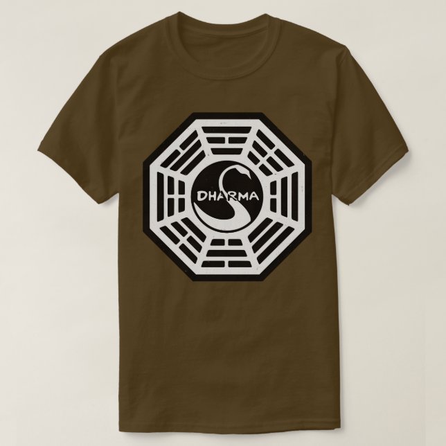 Dharma Initiative vintage Lost T-Shirt (Design Front)