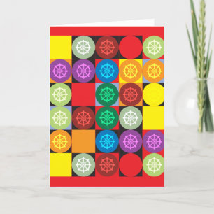 Dharma Wheel Card