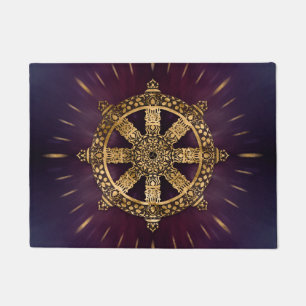 Dharma Wheel - Dharmachakra Doormat