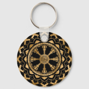 Dharma Wheel - Dharmachakra Key Ring