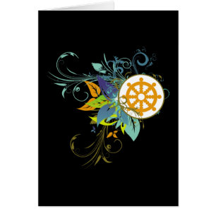 Dharma Wheel Floral