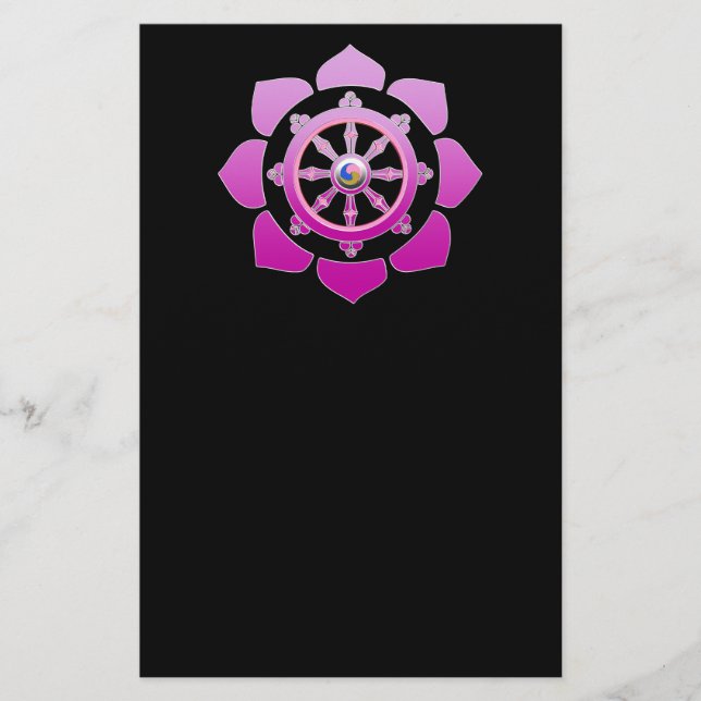 Dharma wheel flyer (Front)