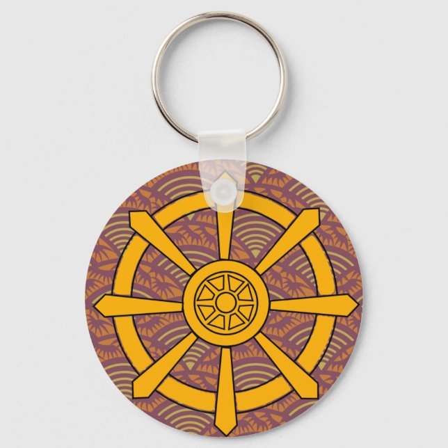 Dharma Wheel Key Ring (Front)