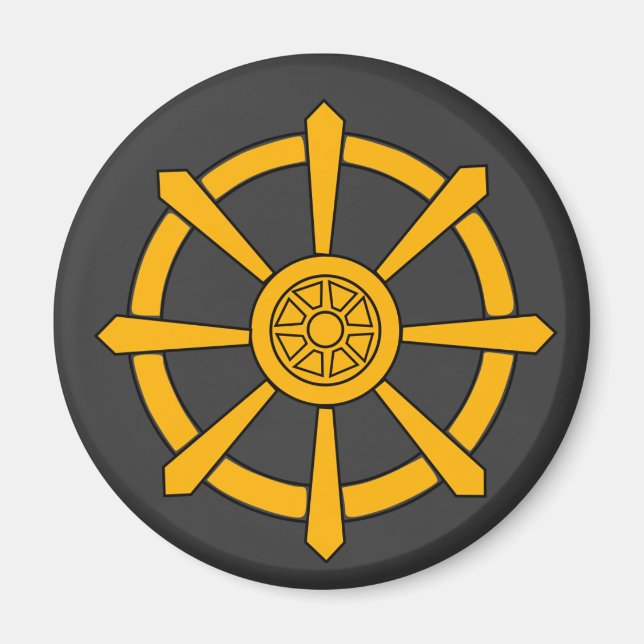 Dharma Wheel Magnet (Front)
