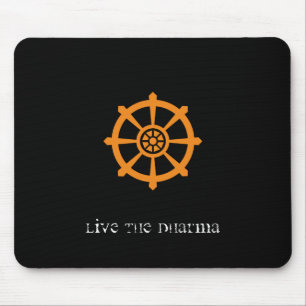 Dharma Wheel Mouse Pad