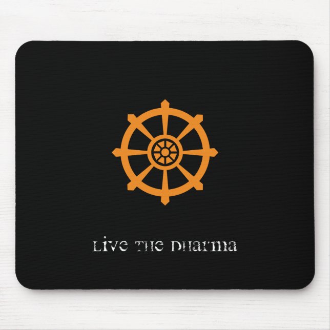 Dharma Wheel Mouse Pad (Front)