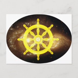 Dharma Wheel Postcard