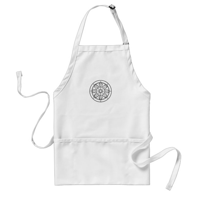 Dharma Wheel Standard Apron (Front)