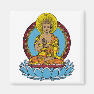 Dharmachakra Buddha Magnet