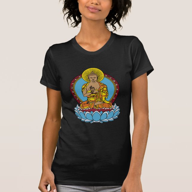 Dharmachakra Buddha T-Shirt (Front)