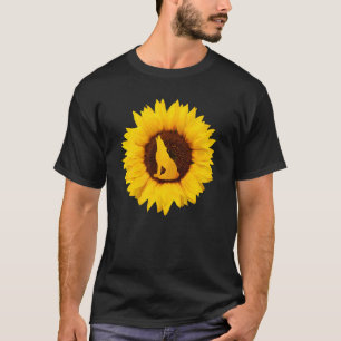 Dhole For Women Men Dog Pup Puppy Sunflower T-Shirt
