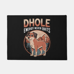 Dhole Lover Wildlife Canid Asiatic Wild Dog        Doormat