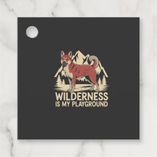 Dhole Lover Wildlife Canid Asiatic Wild Dog Favour Tags