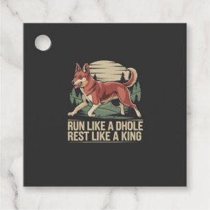 Dhole Lover Wildlife Canid Asiatic Wild Dog Favour Tags