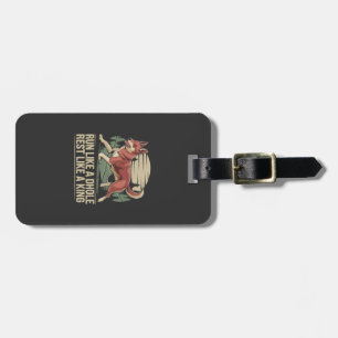 Dhole Lover Wildlife Canid Asiatic Wild Dog Luggage Tag