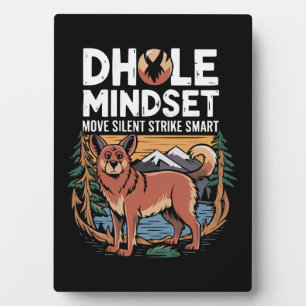 Dhole Lover Wildlife Canid Asiatic Wild Dog Plaque