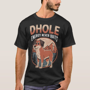 Dhole Lover Wildlife Canid Asiatic Wild Dog T-Shirt