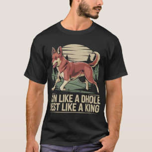 Dhole Lover Wildlife Canid Asiatic Wild Dog T-Shirt