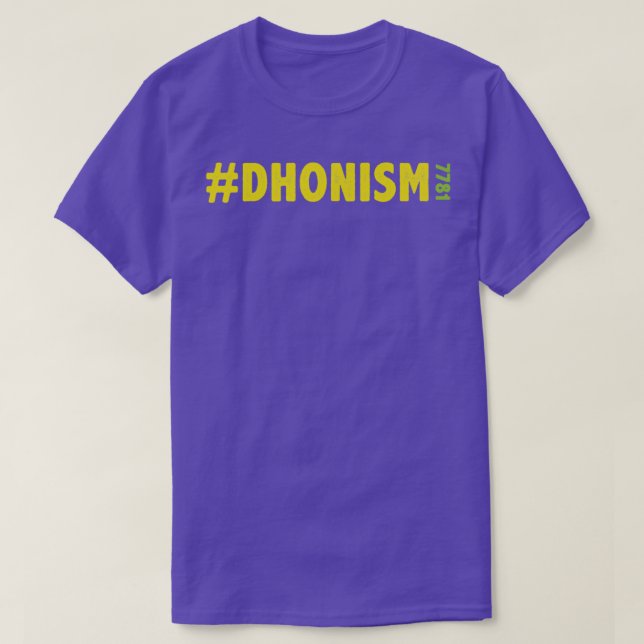 Dhonism MS Dhoni T-Shirt (Design Front)