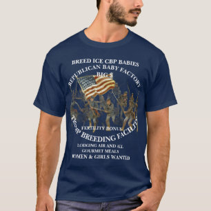 DHS CBP Trump Oil Gas Prices Guns Jesus Iran War 6 T-Shirt