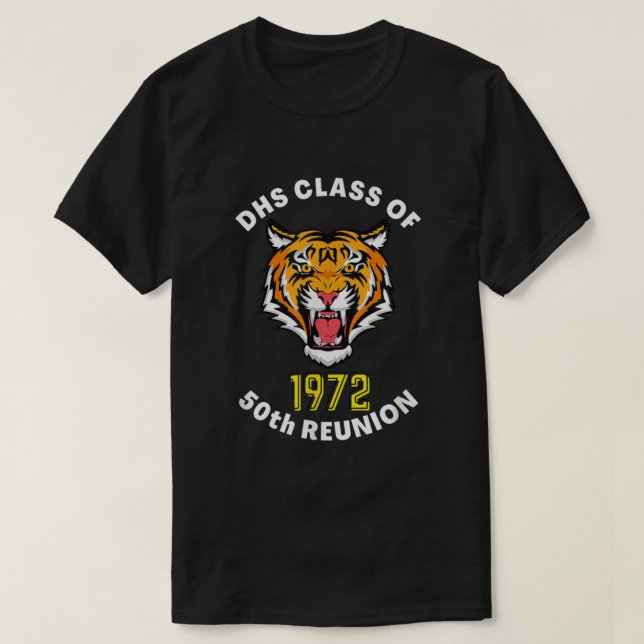 DHS Class of 1972 50th Reunion  T-Shirt (Design Front)