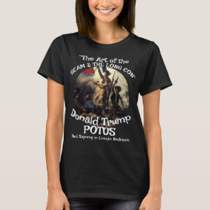 DHS FBI CBP USA AMERICA FLAG PATRIOTIC POLITICAL T-Shirt