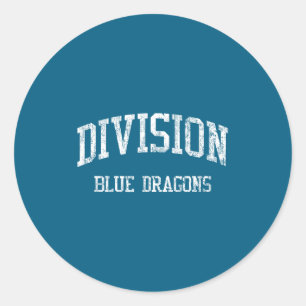 Di Avenue High School Hs Levittown Ny Vintage Srts Classic Round Sticker