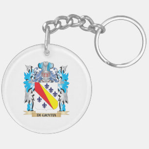 Di-Gratia Coat of Arms - Family Crest Key Ring