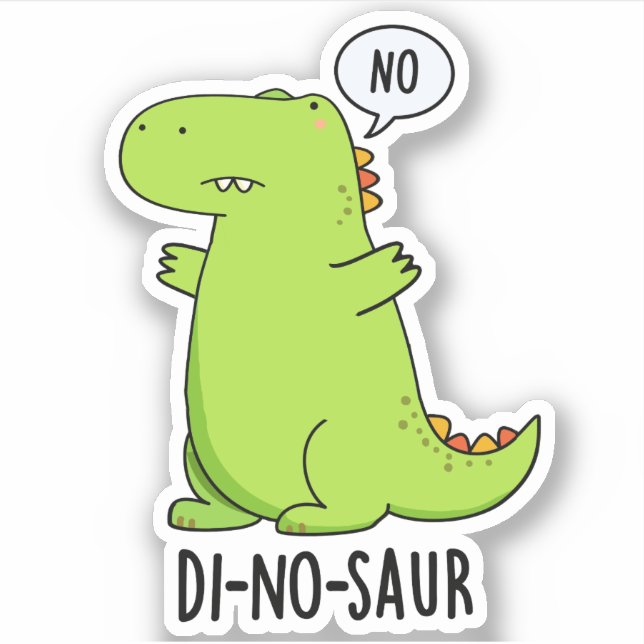 Di-no-saur Funny Dinosaur Puns  (Front)