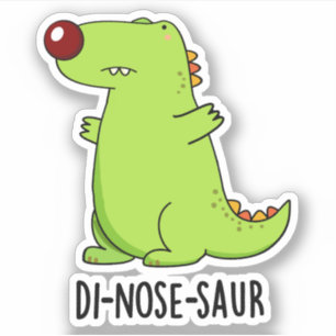 Di-nose-saur Funny Dinosaur Pun 