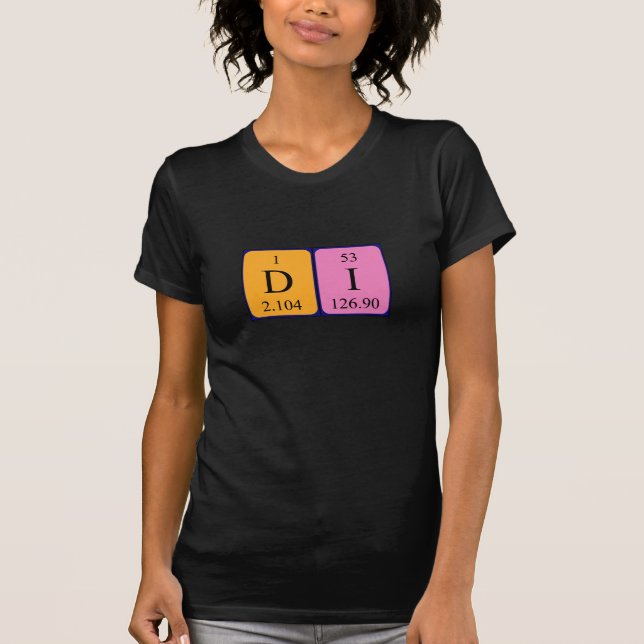Di periodic table name shirt 3 (Front)