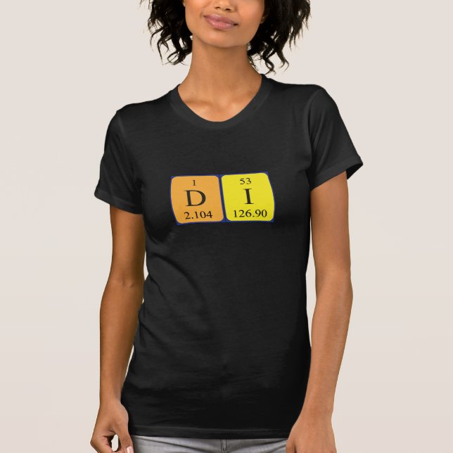 Di periodic table name shirt 4 (Front)