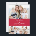 Día de fiesta del árbol modernas tarjetas con foto holiday card<br><div class="desc">Alquiler de diseños de tarjeta de WWW.BERRYBERRYSWEET.COM</div>