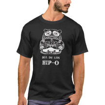 Dia De Los Hip-O Black Tee