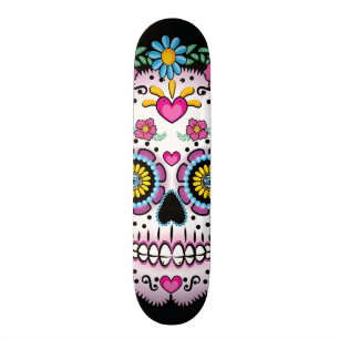 Dia de los Muerto Sugar skull Skateboard