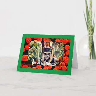 Dia de los Muertos, 5" x 7" Folded Greeting Card