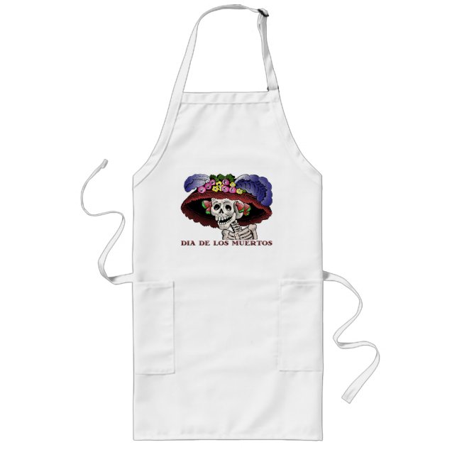 Dia de los Muertos [apron] Long Apron (Front)