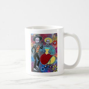 DIA DE LOS MUERTOS BAILAR MARIACHI COFFEE MUG