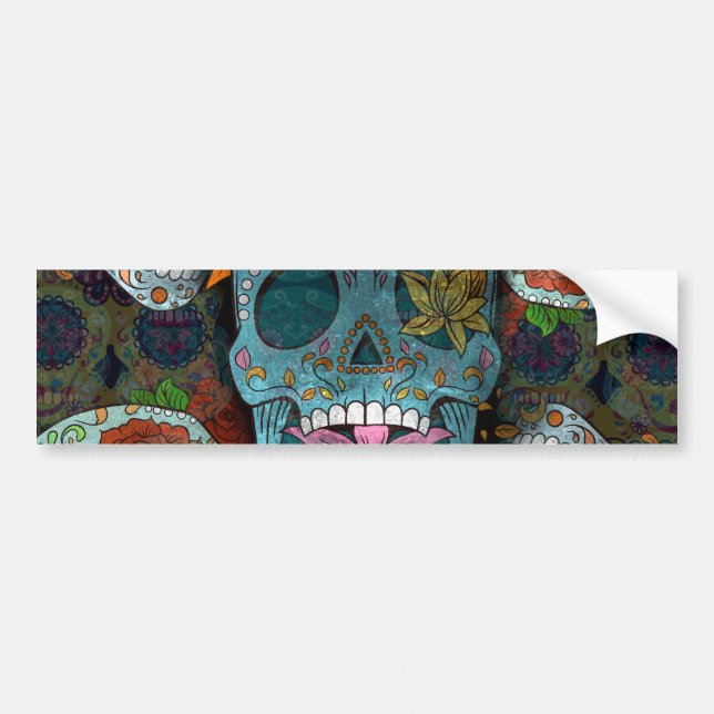 Dia De Los Muertos Bumper Sticker (Front)