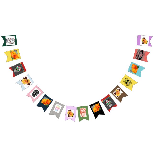 DIA DE LOS MUERTOS bunting banner (All)