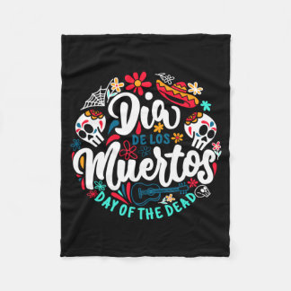 Dia De Los Muertos Camiseta Day Of The Government Fleece Blanket