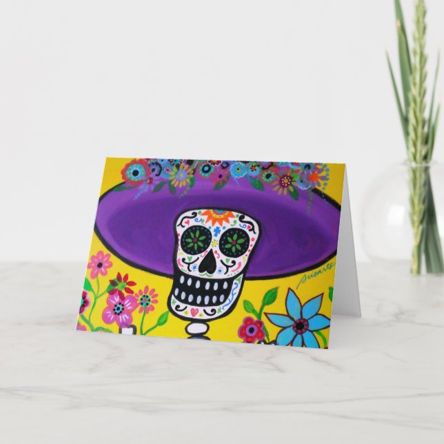 DIA DE LOS MUERTOS CATRINA CARD (Front)