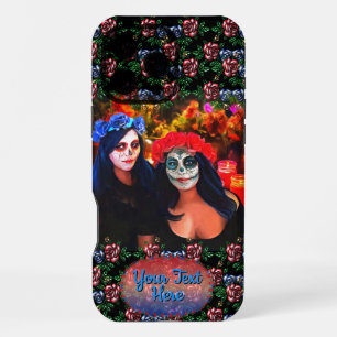 Dia de Los Muertos Catrinas 1718 iPhone 16 Pro Max Case