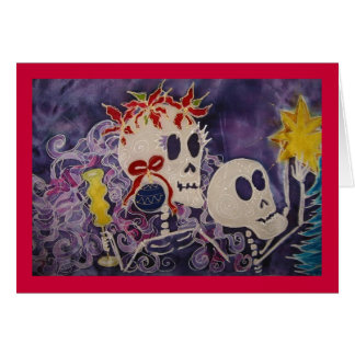 Dia de los Muertos Christmas Poinsettia