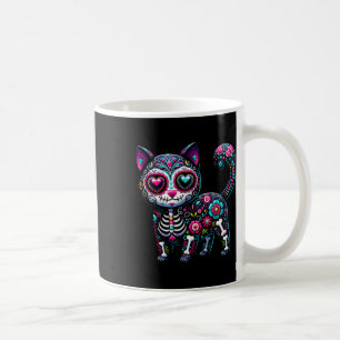 Dia De Los Muertos Cinco De Mayo Cat Sugar Skull M Coffee Mug